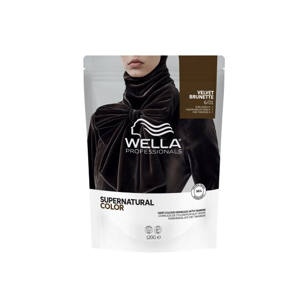 Wella Supernatural Color - 6/01 Velvet Brunette 120g