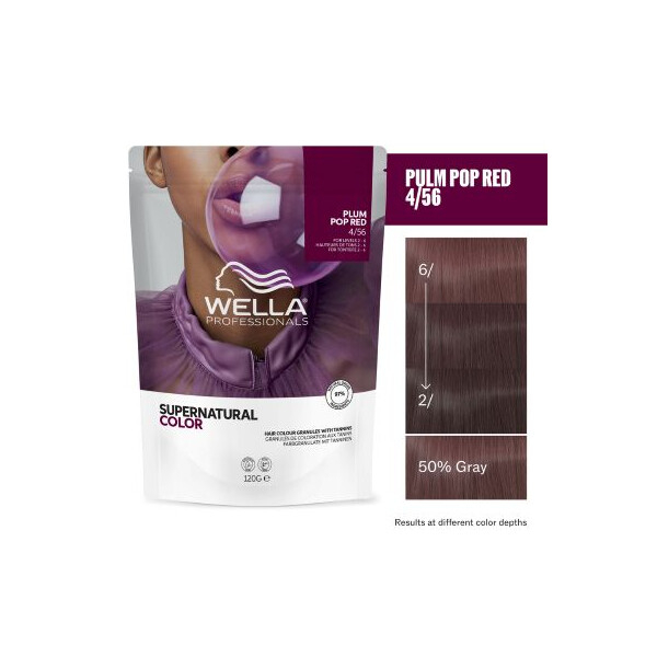 Wella Supernatural Color 4/56 Plum Pop Red 120 g