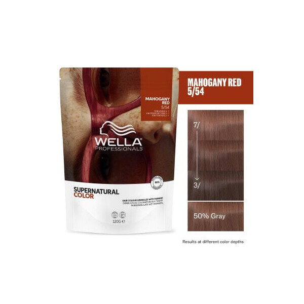 Wella Supernatural Color 5/54 Mahogany Red 120 g