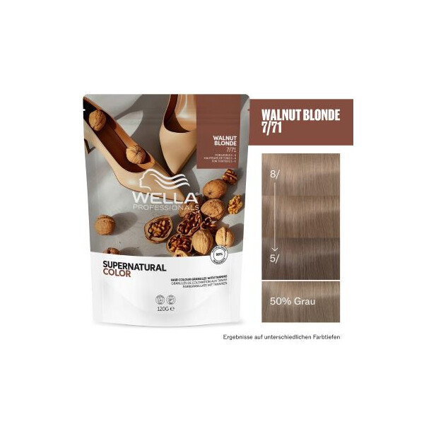 Wella Supernatural Color 7/71 Walnut Blonde 120 g