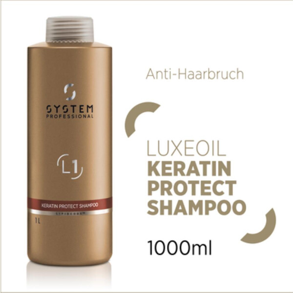 System Professional Lipid Code Luxe Oil Keratin Protect Shampoo 1000 ml