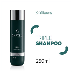 System Professional Lipid Code Man Triple Shampoo - 250 ml
