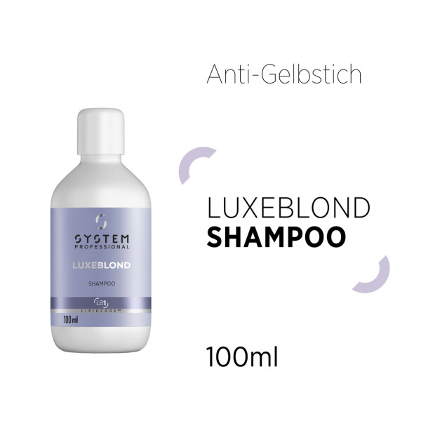 System Professional Lipid Code LuxeBlond Shampoo - 100 ml