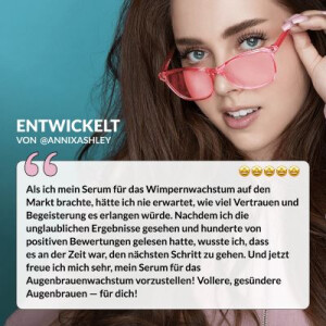Jeuxloré @annixashley Augenbrauen Booster-Serum 3ml
