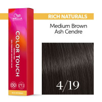 Wella Color Touch Rich Naturals mittelbraun asch-cendré 4/19 60 ml