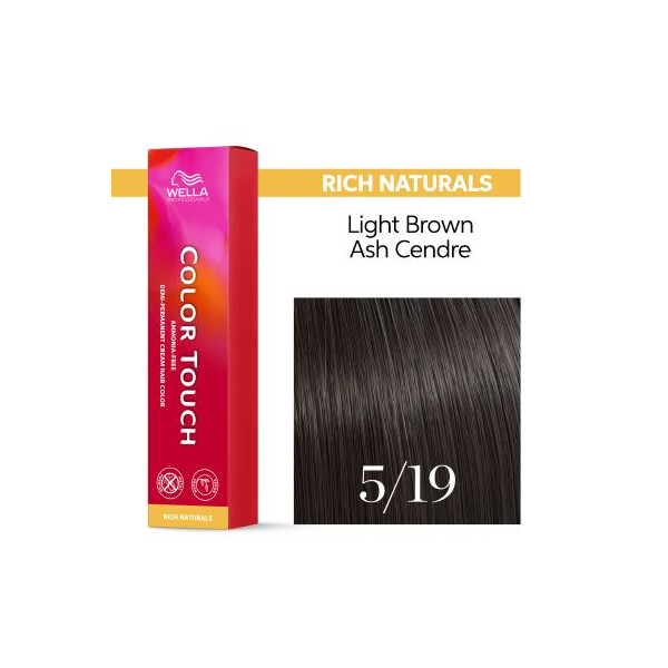 Wella Color Touch Rich Naturals hellbraun asch-cendré 5/19 60 ml