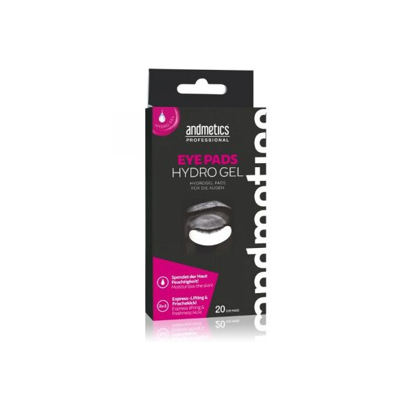 andmetics Hydrogel Eyepads 20. Stück